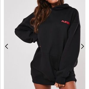 Playboy x Missguided oversized hoodie